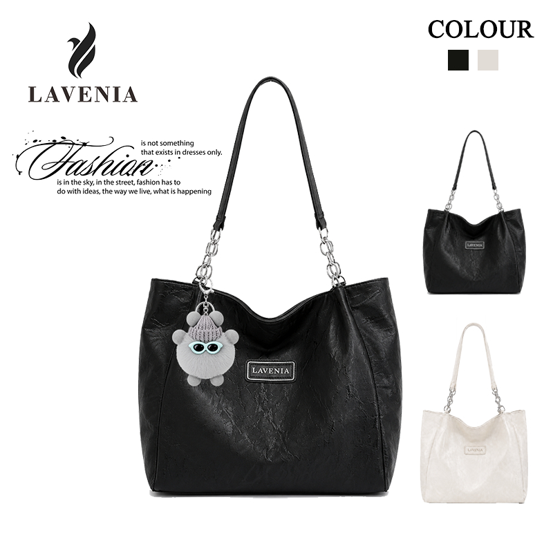 กระเป๋าโท้ทผู้หญิง LAVENIA ขนาด 35 ซม. ทรงสวยจุของได้จริง สะพายสบาย เหมาะพกของใช้ประจำวัน