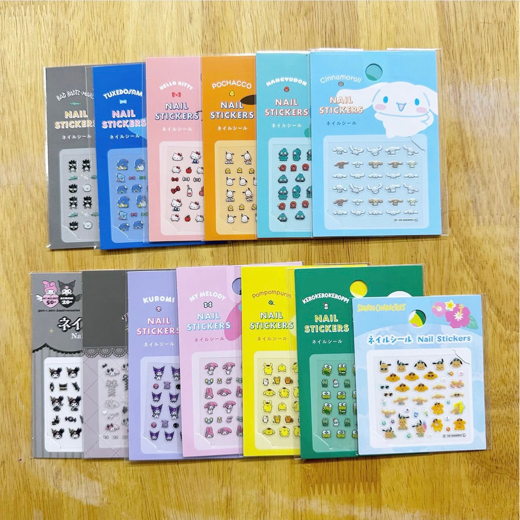 ***อัพเดตคอลใหม่*** Sanrio Japan สติกเกอร์ติดเล็บ
