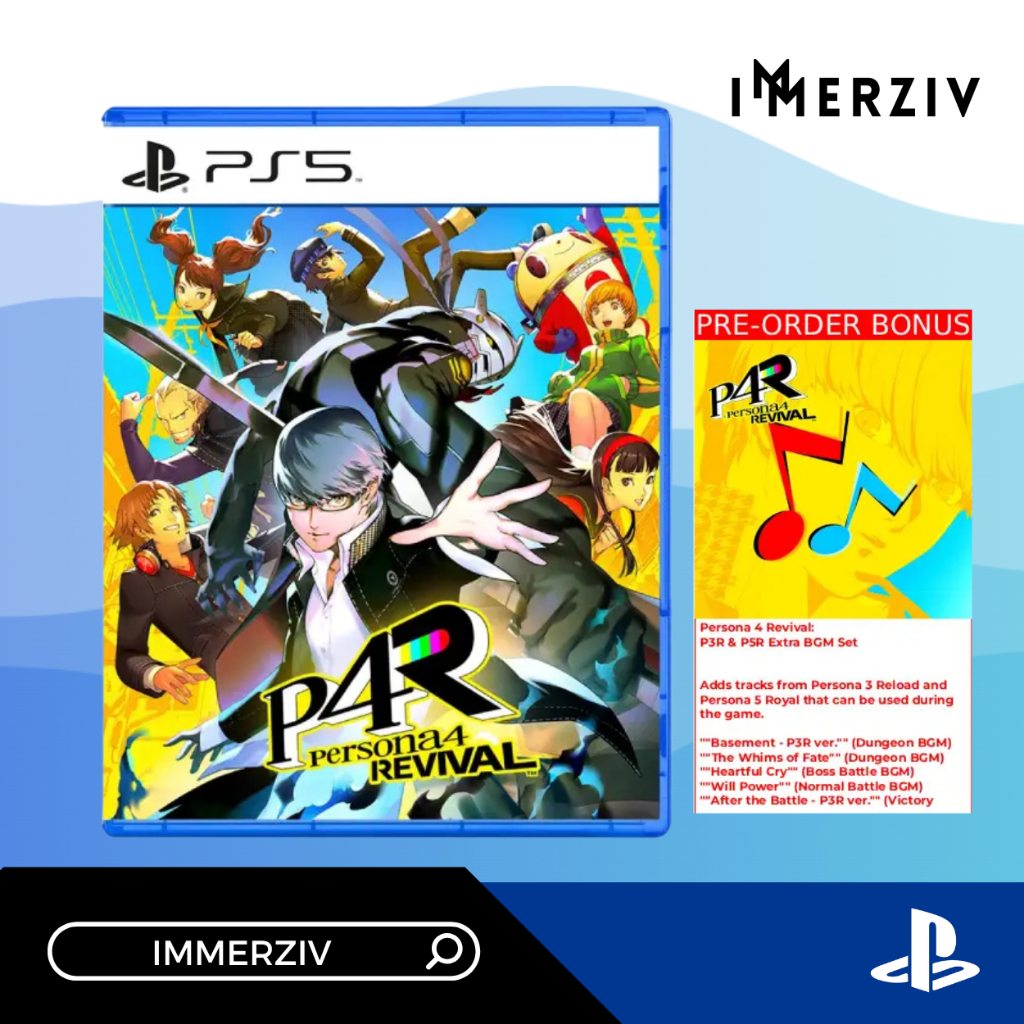 (PRE-ORDER 18 FEB 2027) PS5 PERSONA 4 REVIVAL IZANAGI EDITION (R3/ASIA) (GAME) (ENG)