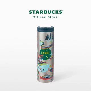 Starbucks Stainless Steel Samui Discovery Tumbler 16oz. ทัมเบลอร์สตาร์บัคส์สแตนเลสสตีล ขนาด 16ออนซ์ A11180266