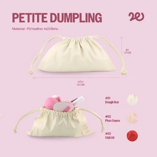 twentywendy Petite Dumpling | กระเป๋าหูรูดหนังวีแกน (PU Leather) ดีไซน์มินิมอล น้ำหนักเบา พกพาสะดวก จุของได้อย่างจุใจ