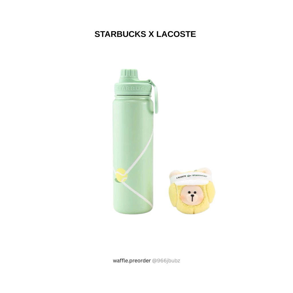 🇹🇭[ของแท้ 100% พร้อมส่ง] แก้ว STARBUCK X LACOSTE thumbnail 3