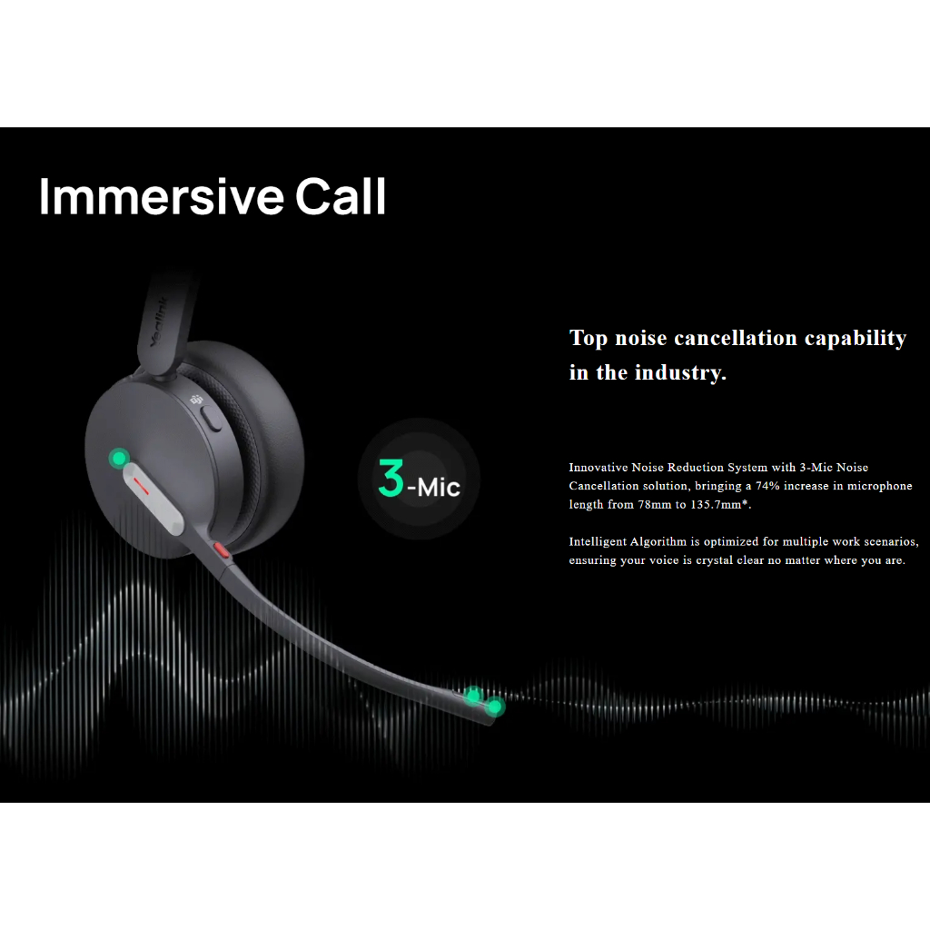 หูฟัง headset Yealink BH70