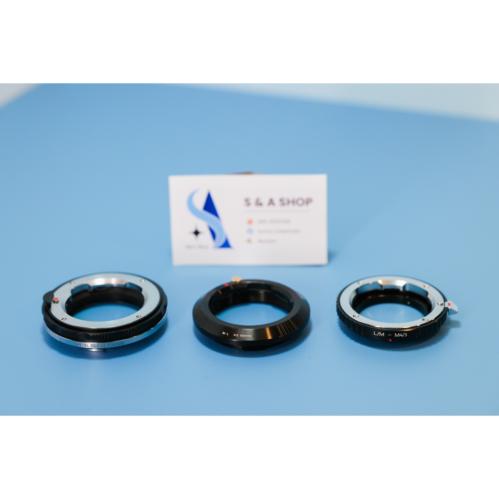 Lens Adapter  Leica M - L Mount  เมาท์แปลงเลนส์ Leica M มาใส่ Lumix L Mount / Pana M4/3