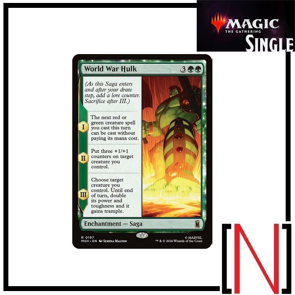 [MTG][Single][MSH] World War Hulk ระดับ Rare [ภาษาอังกฤษ]