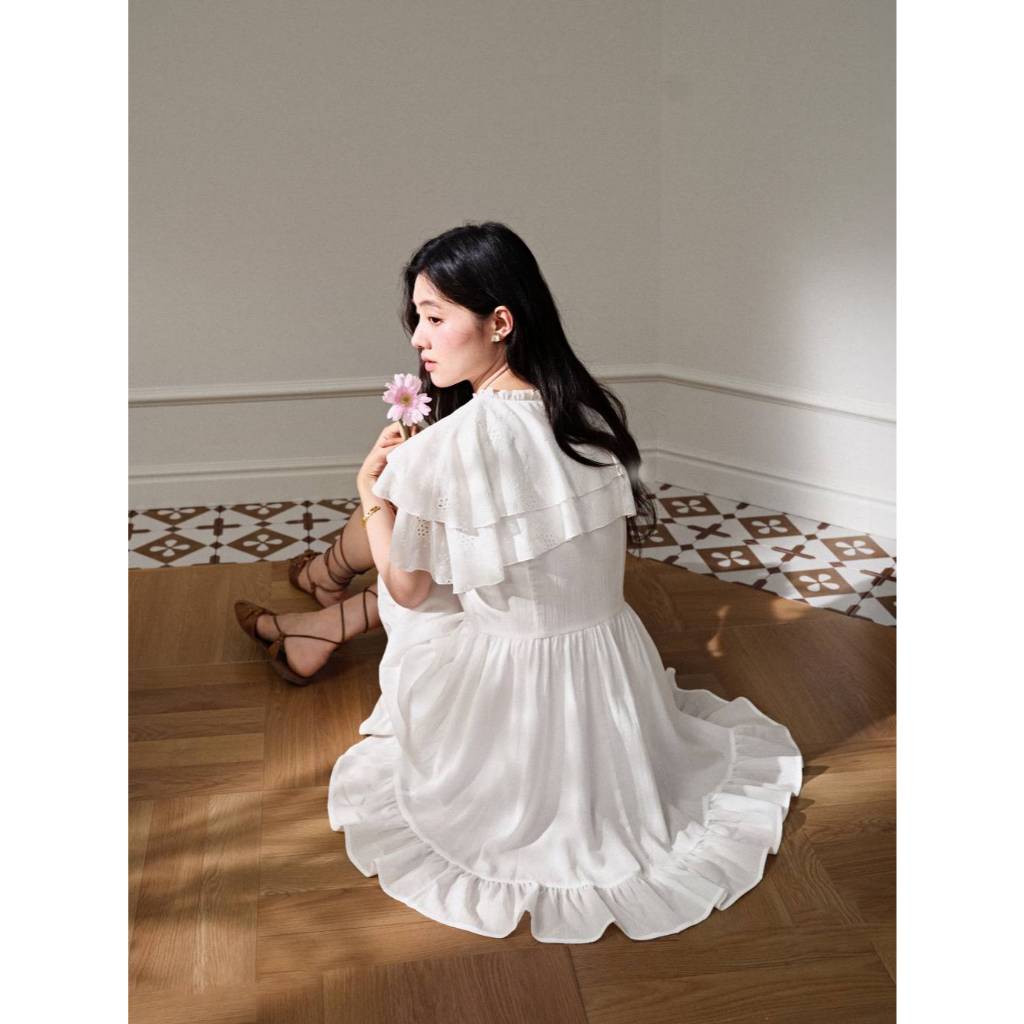 [Preorder] KUOSE : Cape Mini Dress