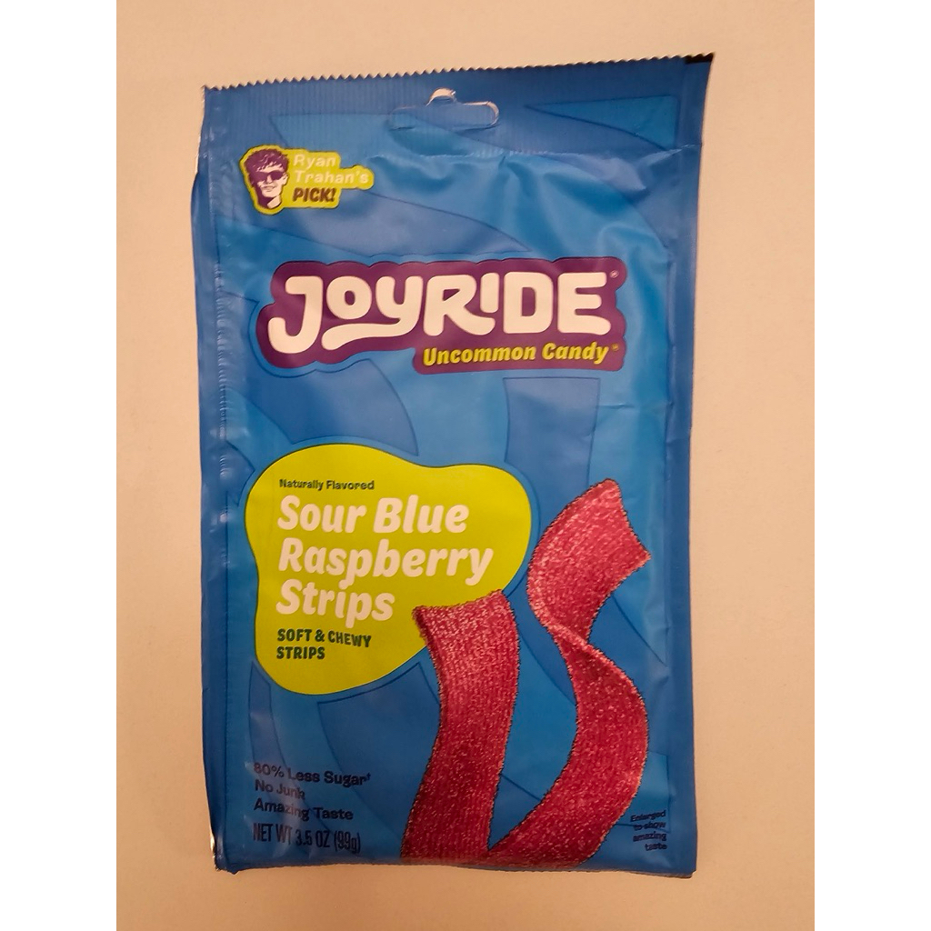 🇺🇸 ของแท้นำเข้าจากอเมริกา! ขนมที่ Ryan Trahan แนะนำ ✨ Joyride Uncommon Candy - Sour Blue Raspberry S