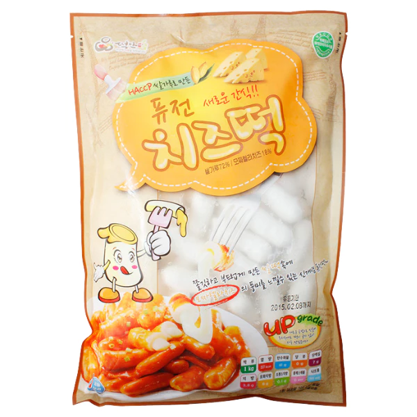 (Box) 떡안애 치즈떡 TTEOKANAE Cheese Tteok ต๊อกโบ๊กกีชีส 1kg*8 ฟรี กล่องโฟม + Ice