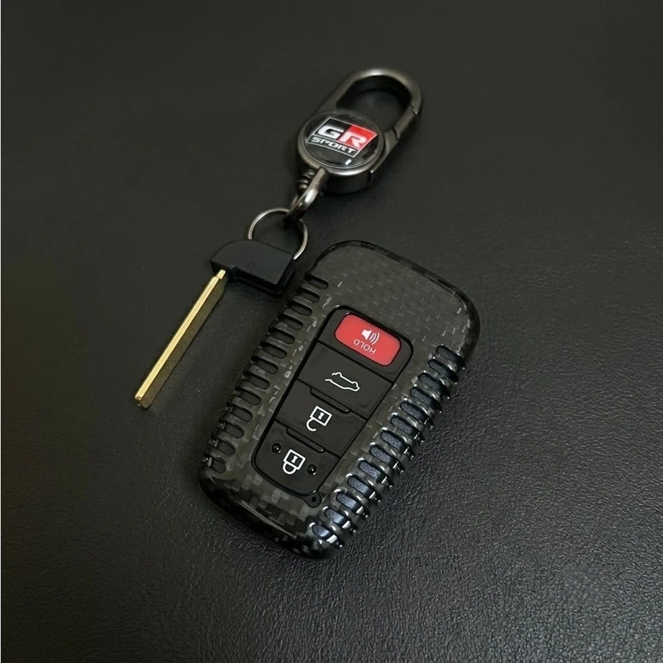 เคสรีโมทรถ Toyota Cross GR Sport 2026  คาร์บอนไฟเบอร์แท้  T-Carbon (Top Product ; Carbon Fiber Key Case)  Key Sets ; Toy thumbnail 8