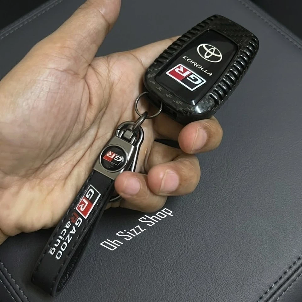 เคสรีโมทรถ Toyota Cross GR Sport 2026  คาร์บอนไฟเบอร์แท้  T-Carbon (Top Product ; Carbon Fiber Key Case)  Key Sets ; Toy thumbnail 7
