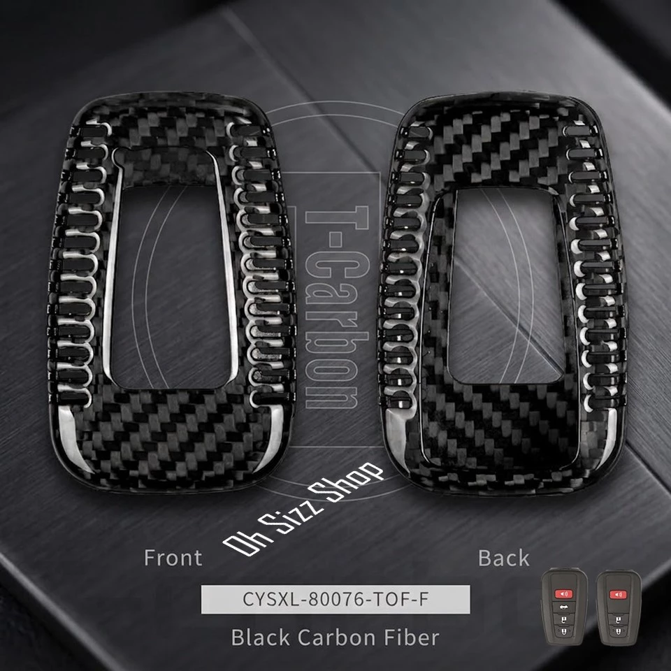 เคสรีโมทรถ Toyota Cross GR Sport 2026  คาร์บอนไฟเบอร์แท้  T-Carbon (Top Product ; Carbon Fiber Key Case)  Key Sets ; Toy thumbnail 5