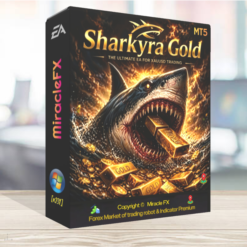 โปรแกรมเทรดอัตโนมัติ EA Sharkyra Gold v1.1 MT5 +คู่มือตั้งค่าเมนูไทย