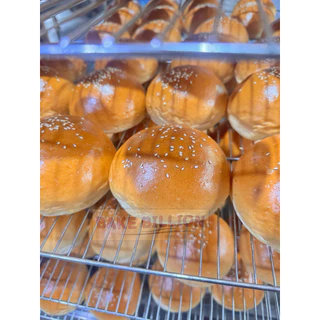 ขนมปังบริยอชเบอร์เกอร์ (โรยงา) Brioche Burger Bun Homemade บรรจุ 6 ก้อน