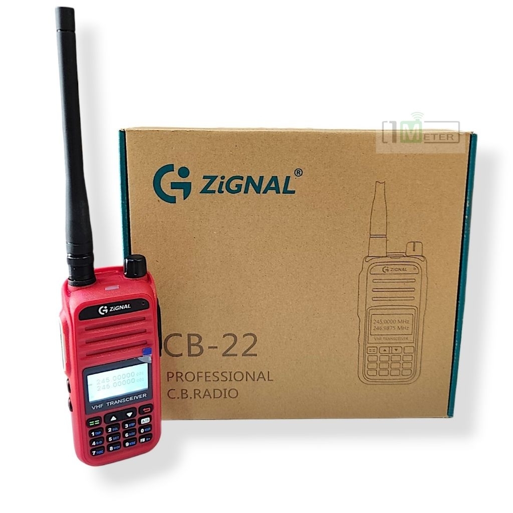 วิทยุสื่อสาร  ZIGNAL รุ่น CB-22 (CB245Mhz) USB Type-C กันน้ำ IP54