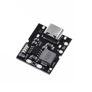 โมดูลชาร์จแบตเตอรี่ลิเธียม Type-C 5V 2A วงจรเพิ่มแรงดันไฟ Boost Converter Step-Up บอร์ดป้องกันแบตเตอรี่ พาวเวอร์แบงค์DIY