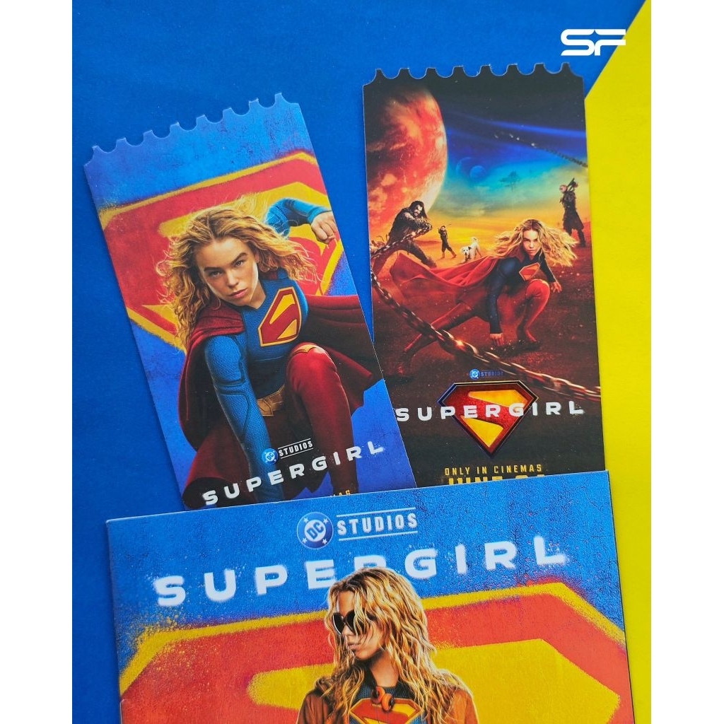 Collectable ticket Supergirl จาก SF มีสองลาย
