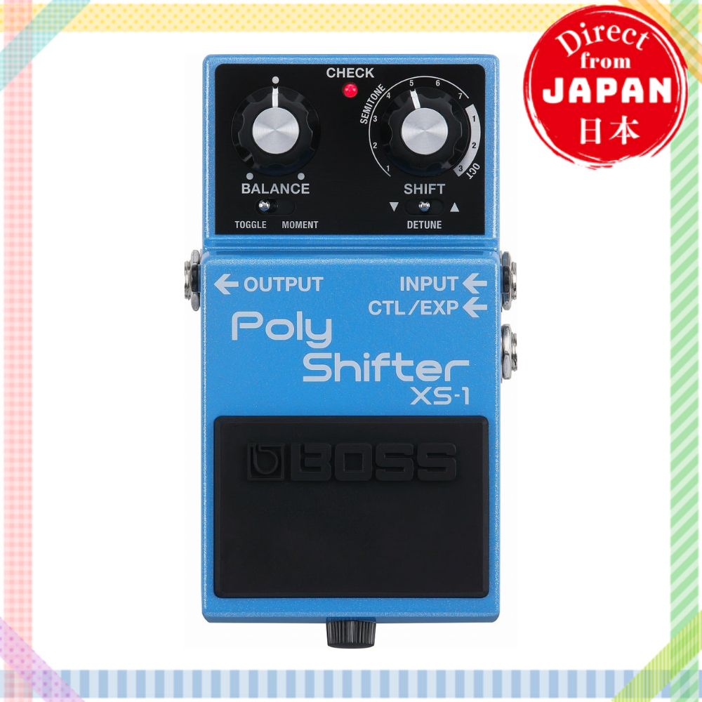 BOSS XS-1 เอฟเฟกต์กีตาร์ Pitch Shifter Octave Harmony Drop Tuning สำหรับกีตาร์ไฟฟ้า เบส ขนาดกะทัดรัด