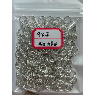 ห่วงกลม4-5-6-7-8มิลถุงล่ะ40กรัม