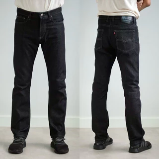 WINSMAN รุ่น WZ501&502 กางเกงยีนส์ผู้ชายทรงกระบอกเล็ก ผ้ายืดสีมิไนท์ฟอกนุ่มเป้าซิป( Slim Regular-Fit )ใส่สบาย ดูหุ่นดี