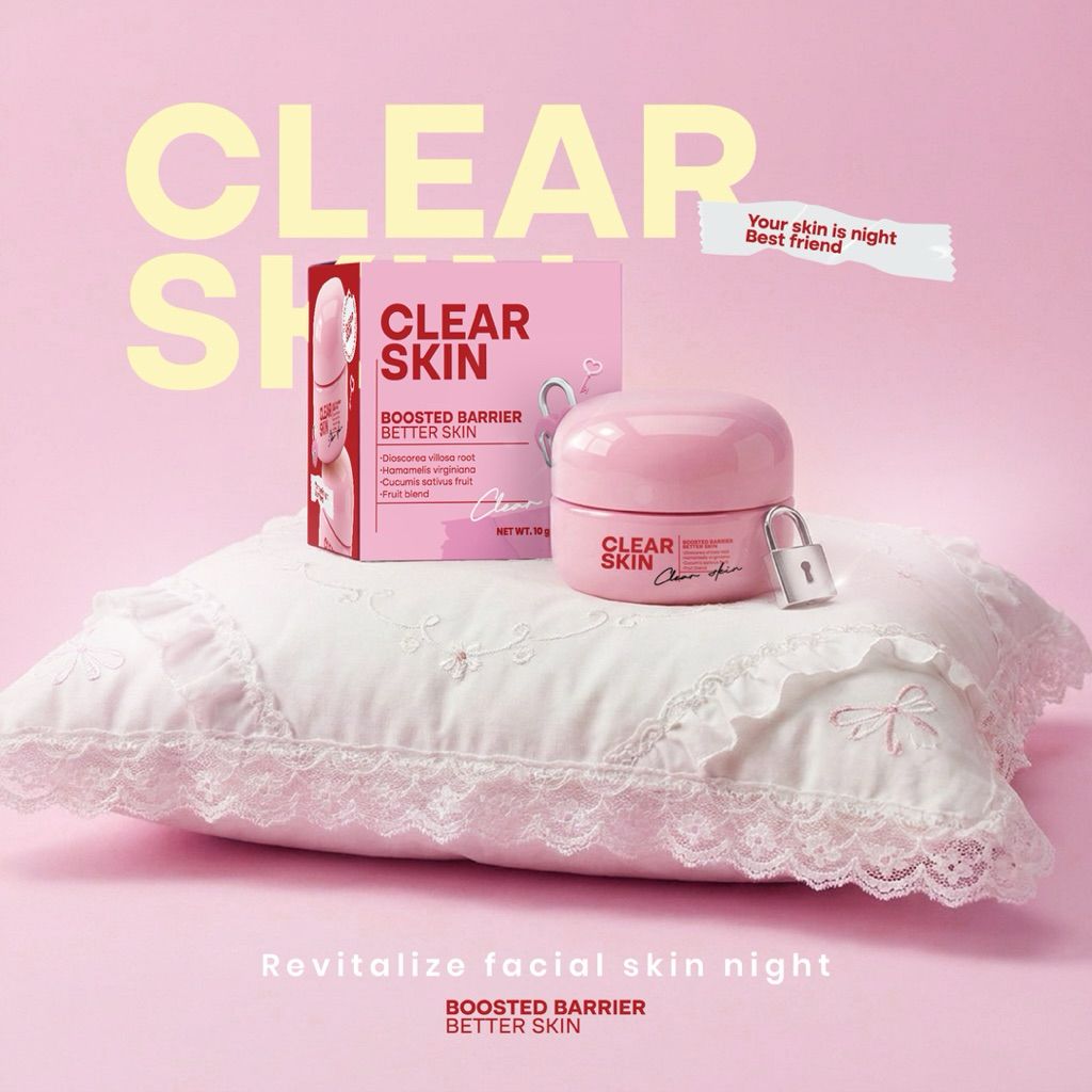 CREAMI Clear Skin ครีมบำรุงผิวหน้ากลางคืน ขนาด10กรัม ช่วยให้ผิวหน้ากระจ่างใส