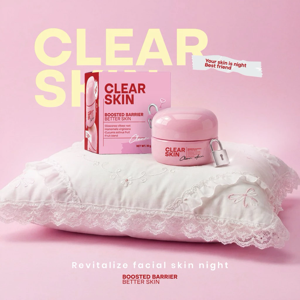 CREAMI Clear Skin ครีมบำรุงผิวหน้ากลางคืน ขนาด10กรัม ช่วยให้ผิวหน้ากระจ่างใส