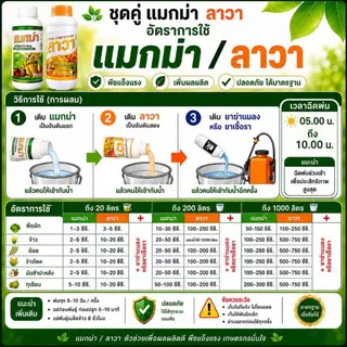 ปุ๋ยน้ำ ลาวา 1 ลิตร เข้มข้น เร่งโต เร่งผลผลิต สำหรับสวนมืออาชีพ ไม้ผลและทุเรียน พืช อ้อย