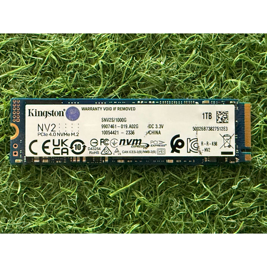 1 TB SSD (เอสเอสดี) KINGSTON NV2 - PCIe 4/NVMe M.2 2280 (SNV2S/1000G) มีประกัน Advice