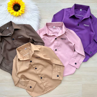 เสื้อเชิ้ตเด็ก คอปก พร้อมส่งจ้า