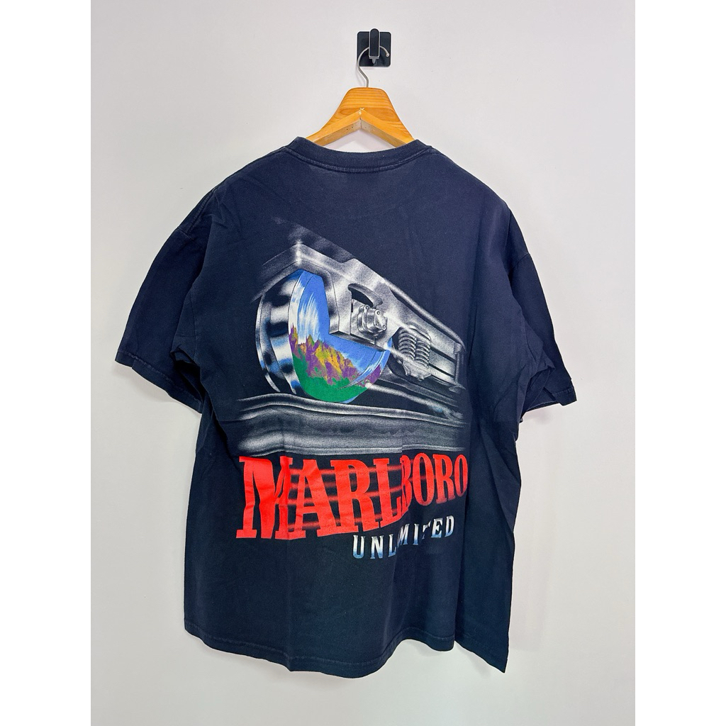 ❌ ขายแล้ว ❌ #เสื้อ Marlboro ลายหน้า~หลัง (ป้ายXL)