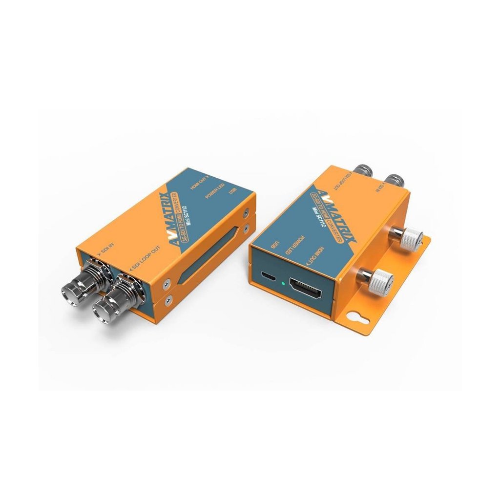 Avmatrix Mini SC1221 HDMI to Dual 3G-SDI Pocket-Size Broadcast Converter
