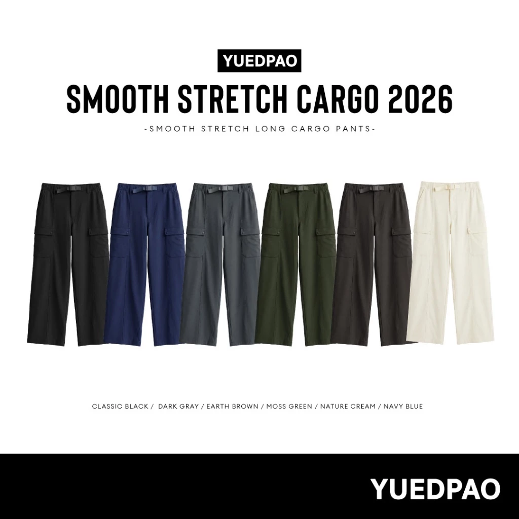 Yuedpao Smooth Stretch Long Cargo Pants กางเกงคาร์โก้ขายาว กางเกงเดินป่า แคมป์ปิ้ง ผ้าหนาทรงสวย ยับยากรีดง่าย thumbnail 3