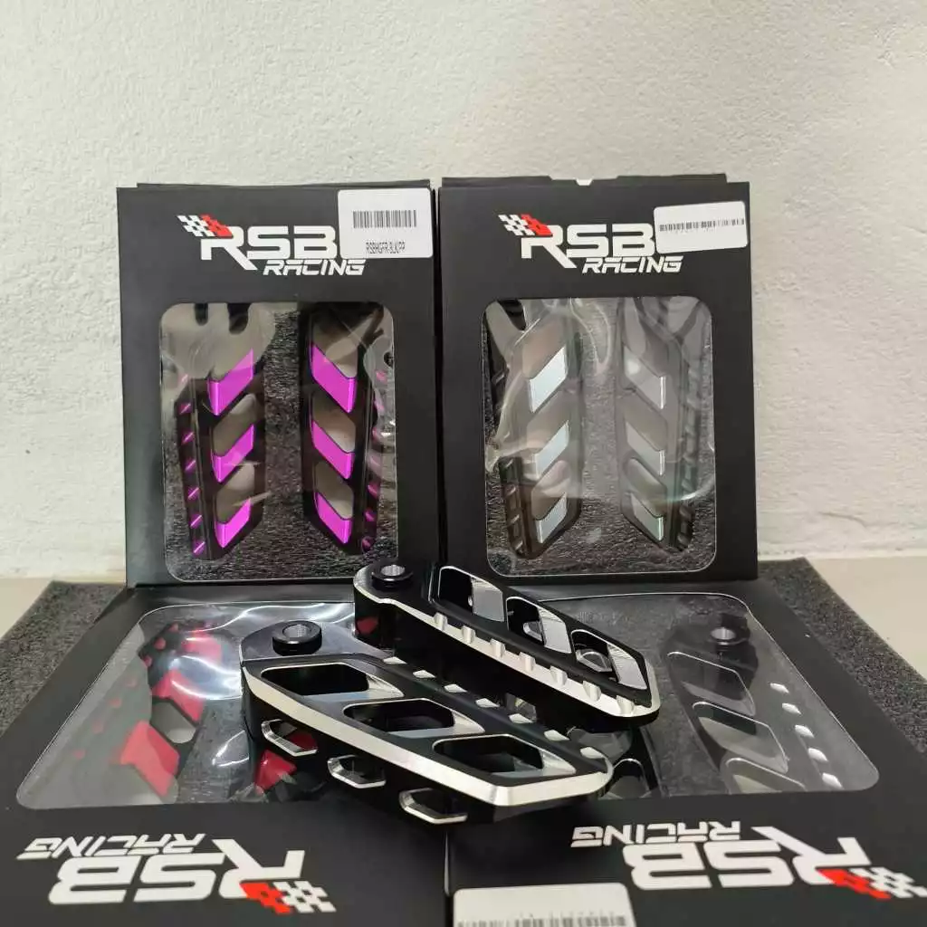 พักเท้าหลังแต่ง CNC สีทูโทน RSB Racing สำหรับ Honda GIORNO+ thumbnail 7