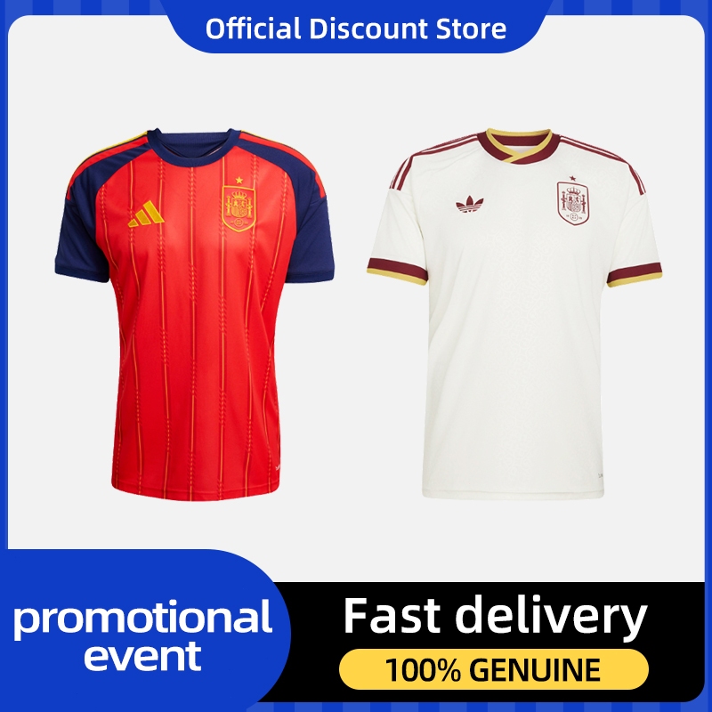 2026 World Cup Spain Home and Away Short-Sleeve Jerseys, Fan Version Football Jerseys, Sportswear, Men's and Women's