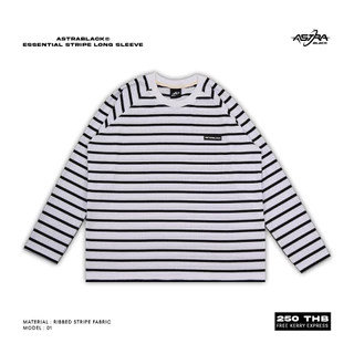 ASTRABLACK® — ESSENTIAL STRIPE LONG SLEEVE (เสื้อแขนยาวลายริ้ว)