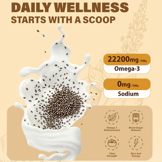 Greensprit เมล็ดเจีย ออร์แกนิค (Organic Chiaseed) ขนาด 250g อาหารทดแทนอิ่มใยสูง