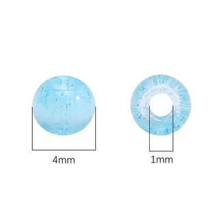 4มิล /150 ชิ้น ลูกปัดกลมแก้วตาแมวคุณภาพดีหลายสี งานประดิษฐ์ DIY จากลูกปัดแก้วตาแมวเงางาม