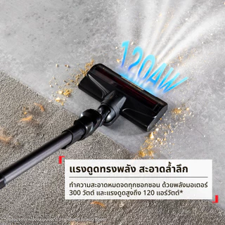 [สินค้าใหม่] เครื่องดูดฝุ่นไร้สาย X-Force Flex 10.80 Allergy ดูดฝุ่นแรง พับงอได้ พร้อมไฟ LED 120 แอร์วัตต์ รุ่นTY7A32E0