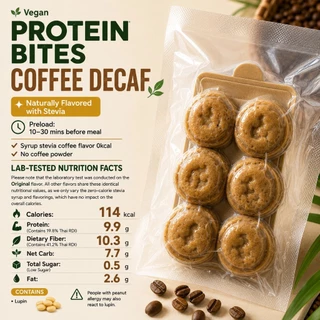 Vegan protein chewy bite - ถั่วกวนคลีน แคล lab test เจ fiber preload