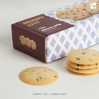 S&P Crispy Lite บิสกิตกรอบบาง 90g เลือกรสได้ ช็อกโกชิพ / อัลมอนด์ | ขนมทานเล่น บิสกิต S&P