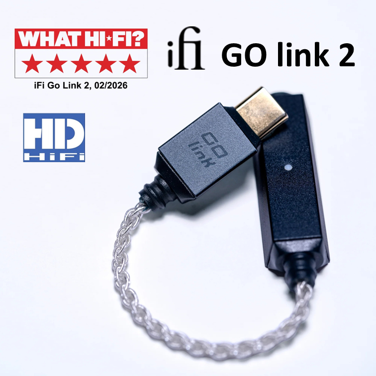 iFi GO link 2 Hi-Res USB-C Dongle DAC & Headphone Amp