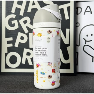 Owala Kids FreeSip × zootopia 16oz ขวดสแตนเลสเด็ก กันรั่ว มีหลอดดูด เหมาะเป็นเพื่อนไปโรงเรียน