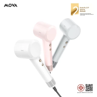 MOVA Turbo ไดร์เป่าผมอัจฉริยะ เป่าผมแห้งเร็ว 40 วินาที ไอออนลบ 200 ล้านตัว ไม่ทำร้ายเส้นผม 110K RPM เหมาะกับบ้านและซาลอน