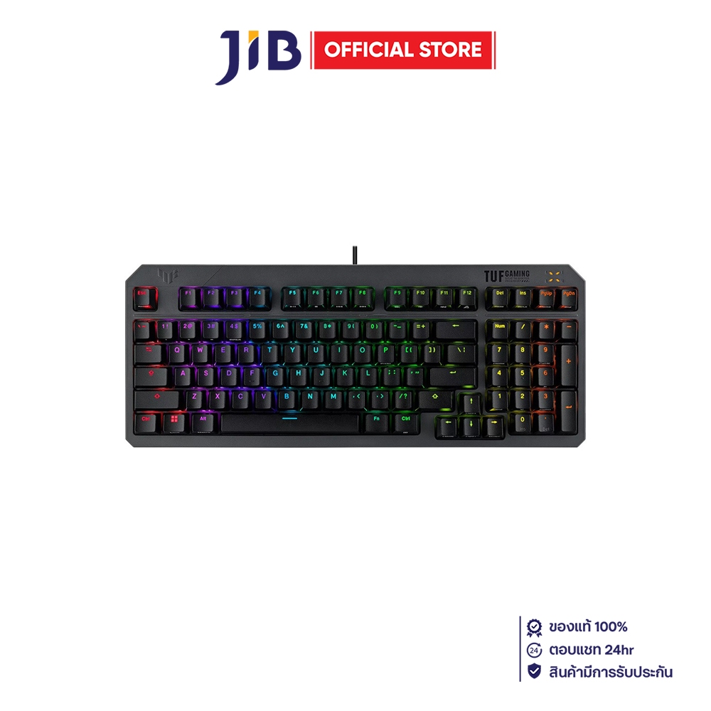 KEYBOARD (คีย์บอร์ด) ASUS TUF GAMING K3 GEN II - RED OPTICAL-MECHANICAL SWITCH RGB EN/TH BLACK RA07