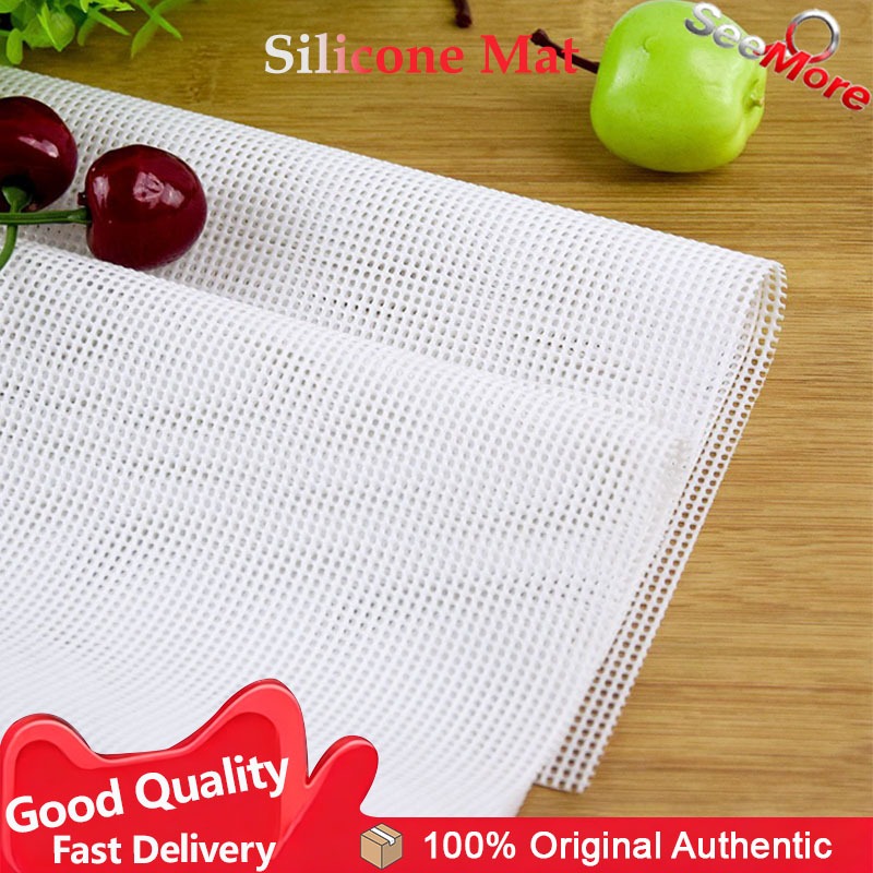 1ชุดได้ 10 แผ่น แผ่นรองอบ แผ่นซิลิโคน Silicone Steamer Mat ใช้รองผลไม้ขนมหรือเนื้อต่างๆ ทนร้อนได้ถึง 180 องศา