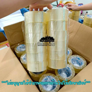 (36ม้วน) เทปใส เทปขุ่น Storm ยาว 100หลา 48ไมครอน หนา เหนียว ติดแน่น คุณภาพดี สามารถติดได้ทั้ง กล่องพัสดุ กล่องโฟม