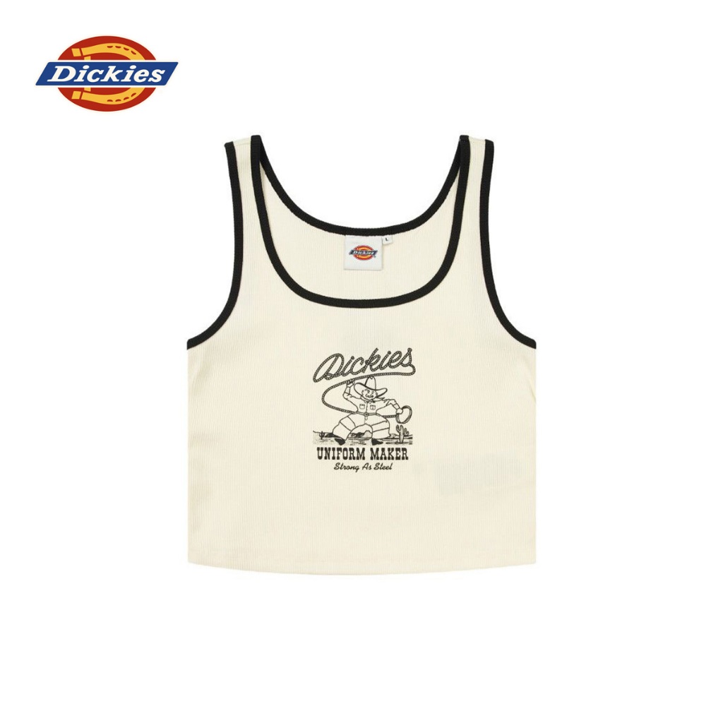 DICKIES WOMENS TANK - EGRET เสื้อกล้าม ผู้หญิง