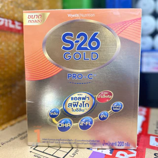 สูตรใหม่❗️s26 gold pro-c สูตร1 200g เอส26 โปรซี เด็กผ่าคลอด 550g