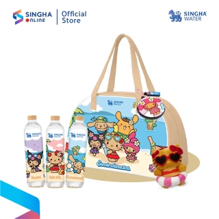 [ส่งในกทม.และปริมณฑล อยุธยา] เซ็ตกระเป๋า Singha x Sanrio Sun Kissed