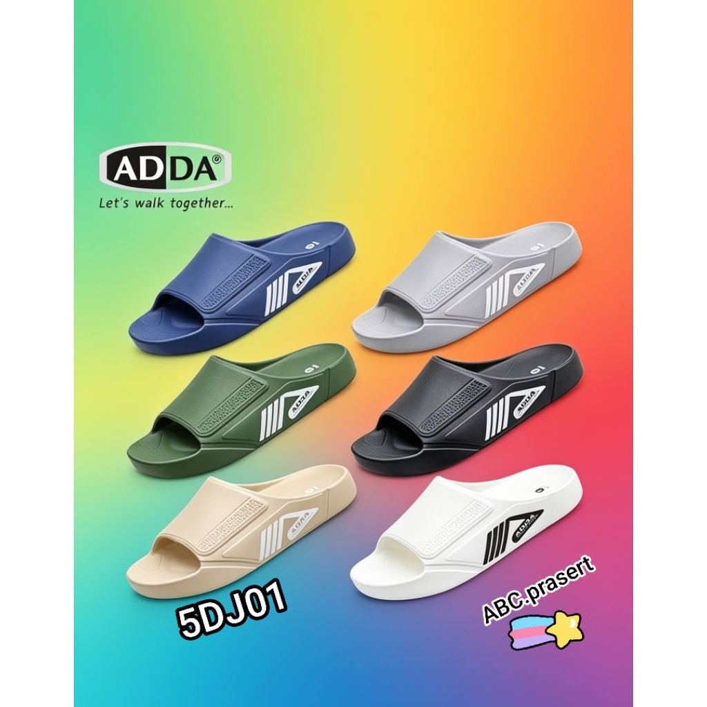 รองเท้า ADDA แตะสวม5DJ01 เบา,ทน,ใส่สบาย