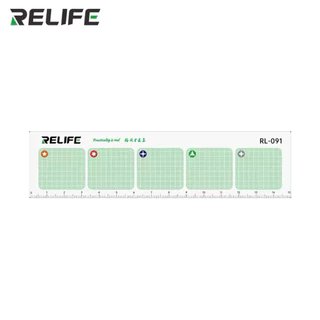 RELIFE RL-091 แผ่นรองเก็บสกรูแม่เหล็กที่แข็งแรงแผ่นดูดซับแม่เหล็กวัตถุโลหะสำหรับซ่อมโทรศัพท์มือถือได้ง่าย